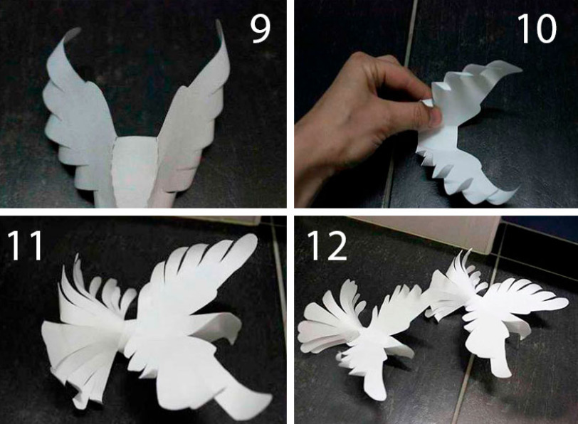 Как сделать голубя из бумаги: техника оригами своими руками поэтапно, шаблон-трафарет и инструкции
