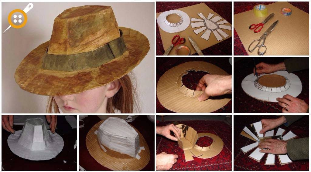 Как сделать шляпу своими руками — советы по выбору материала, мастер-класс по изготовлению и фото идеи