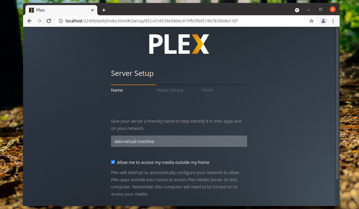 Plex media server