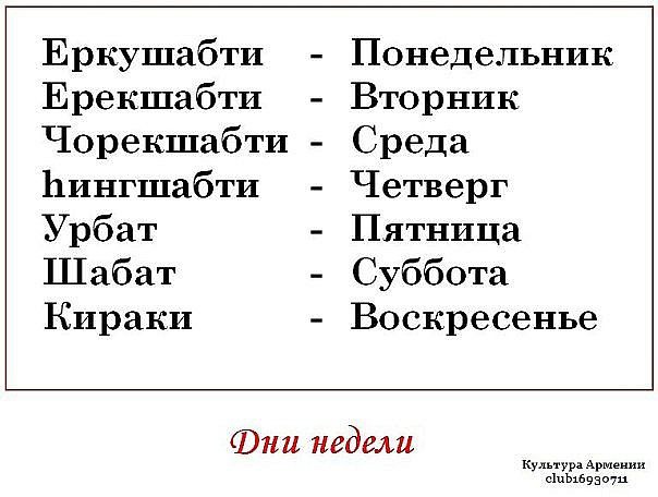 Здравствуй дорогой по армянски русскими буквами с ударением